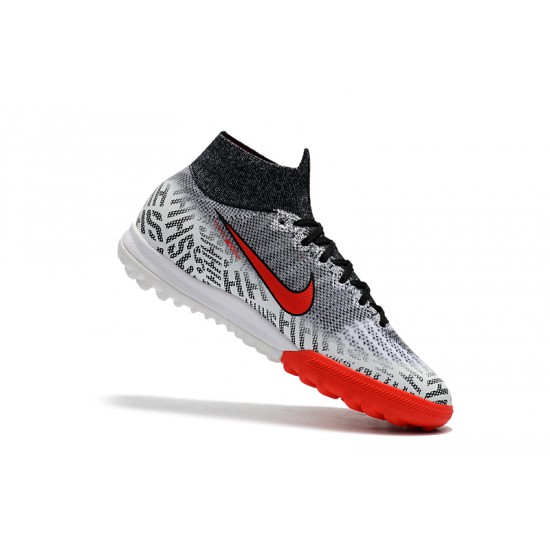 Kopačky Nike Mercurial SuperflyX VI 360 Elite Neymar TF Šedá Bílý Černá