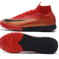 Kopačky Nike Mercurial SuperflyX VI Elite CR7 TF Červené