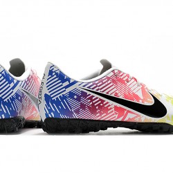 Kopačky Nike Mercurial Vapor 13 Academy TF Bílý Růžový Modrý