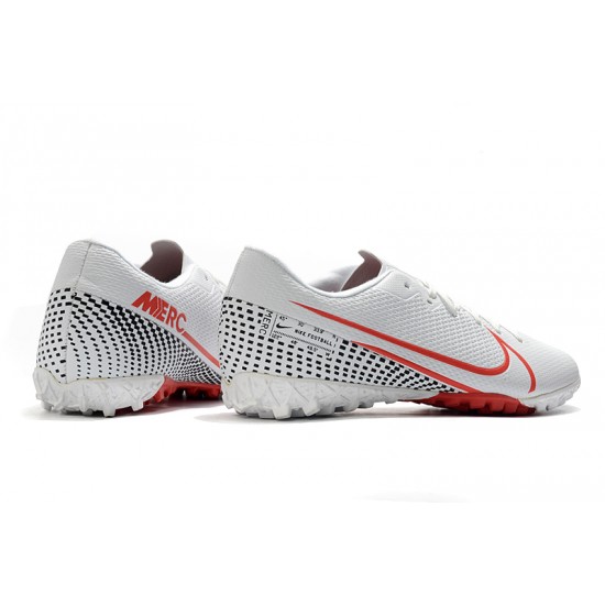 Kopačky Nike Mercurial Vapor 13 Academy TF Bílý Červené