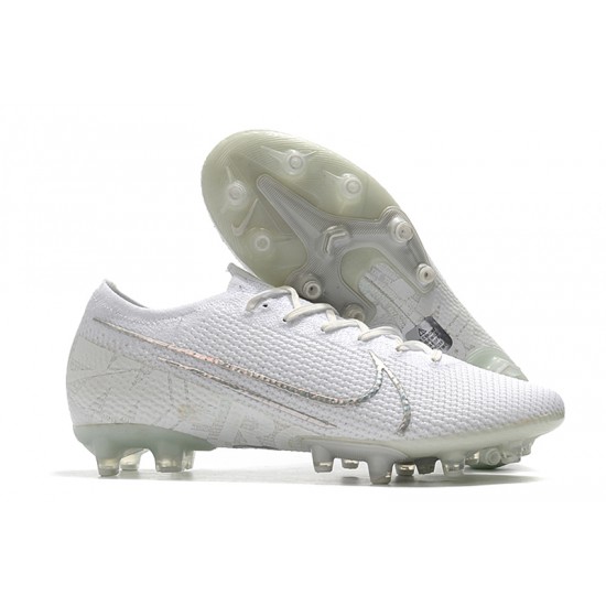 Kopačky Nike Mercurial Vapor 13 Elite AG Flyknit 360 Všechno  Bílý