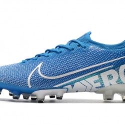 Kopačky Nike Mercurial Vapor 13 Elite AG Flyknit 360 Modrý Bílý