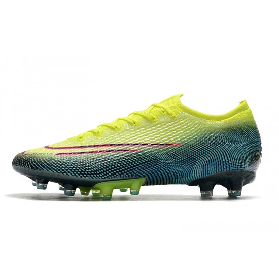 Kopačky Nike Mercurial Vapor 13 Elite AG Flyknit 360 Neon Zelená