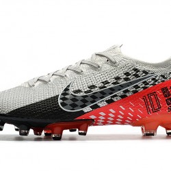 Kopačky Nike Mercurial Vapor 13 Elite AG Flyknit 360 Stříbrný Červené