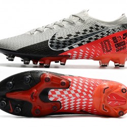 Kopačky Nike Mercurial Vapor 13 Elite AG Flyknit 360 Stříbrný Červené