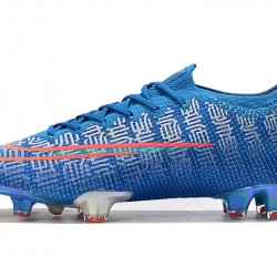 Kopačky Nike Mercurial Vapor 13 Elite CR7 FG Modrý