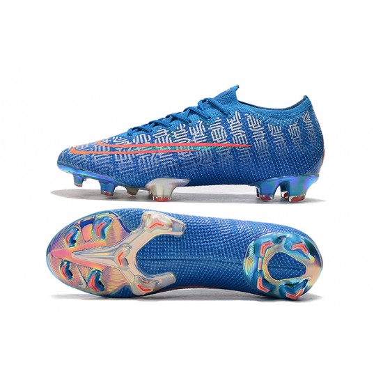 Kopačky Nike Mercurial Vapor 13 Elite CR7 FG Modrý