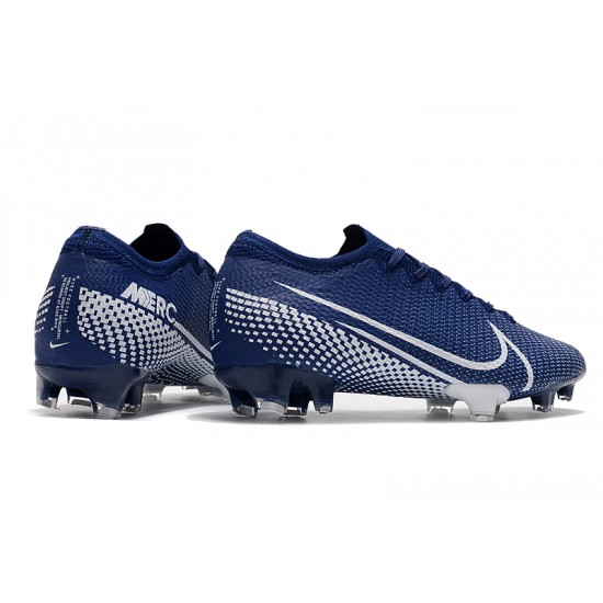 Kopačky Nike Mercurial Vapor 13 Elite FG  Tmavě modrá Bílý