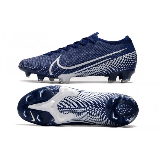 Kopačky Nike Mercurial Vapor 13 Elite FG  Tmavě modrá Bílý