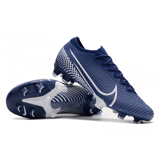 Kopačky Nike Mercurial Vapor 13 Elite FG  Tmavě modrá Bílý