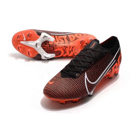 Kopačky Nike Mercurial Vapor 13 Elite FG Černá oranžový