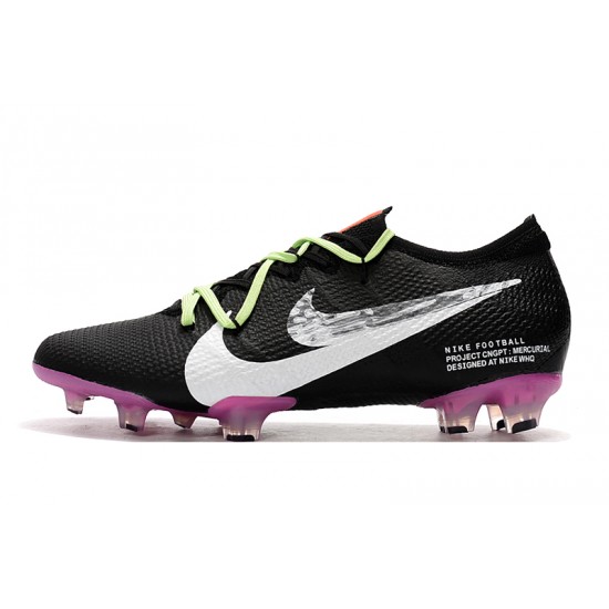 Kopačky Nike Mercurial Vapor 13 Elite FG Černá Bílý Nachový