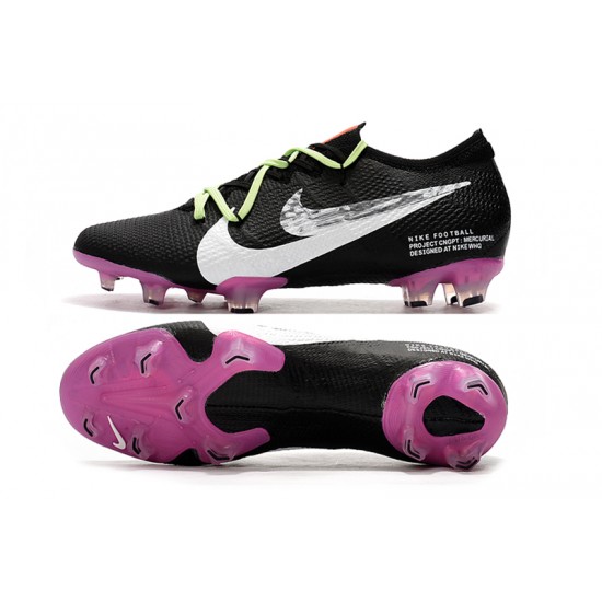 Kopačky Nike Mercurial Vapor 13 Elite FG Černá Bílý Nachový