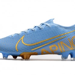 Kopačky Nike Mercurial Vapor 13 Elite FG Modrý Zlatý