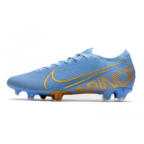 Kopačky Nike Mercurial Vapor 13 Elite FG Modrý Zlatý