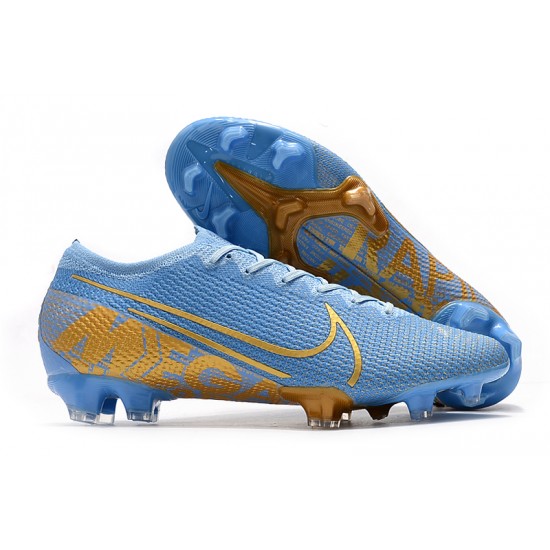 Kopačky Nike Mercurial Vapor 13 Elite FG Modrý Zlatý