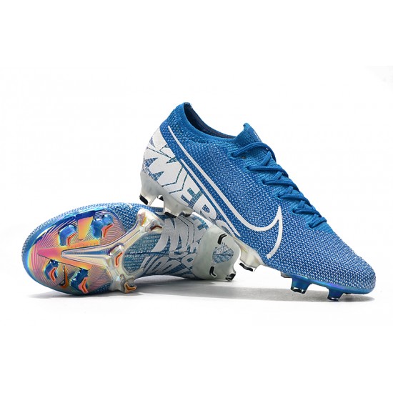 Kopačky Nike Mercurial Vapor 13 Elite FG Modrý Bílý