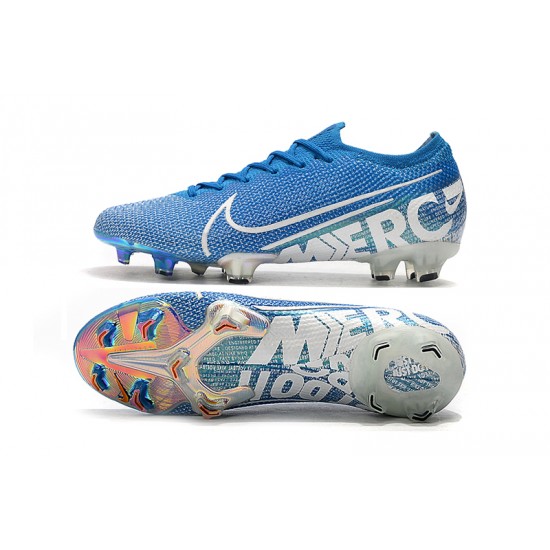 Kopačky Nike Mercurial Vapor 13 Elite FG Modrý Bílý