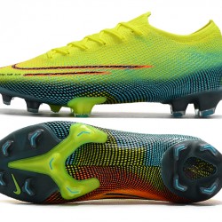 Kopačky Nike Mercurial Vapor 13 Elite FG Neon Zelená Modrý