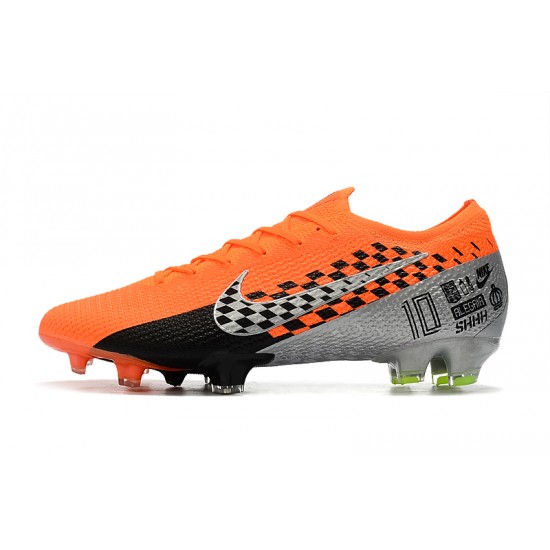 Kopačky Nike Mercurial Vapor 13 Elite FG oranžový Stříbrný