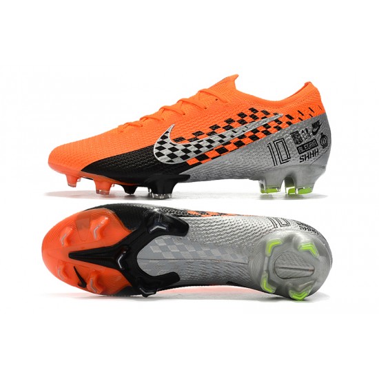 Kopačky Nike Mercurial Vapor 13 Elite FG oranžový Stříbrný