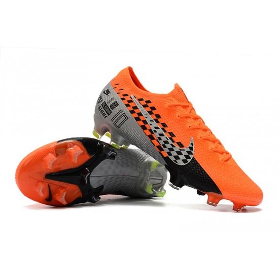 Kopačky Nike Mercurial Vapor 13 Elite FG oranžový Stříbrný