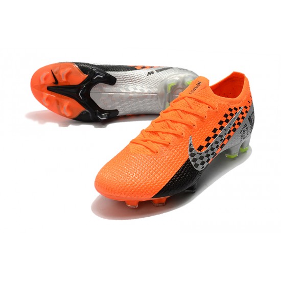 Kopačky Nike Mercurial Vapor 13 Elite FG oranžový Stříbrný