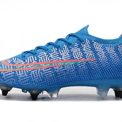 Kopačky Nike Mercurial Vapor 13 Elite SG-PRO AC Modrý Růžový