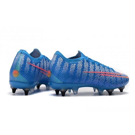 Kopačky Nike Mercurial Vapor 13 Elite SG-PRO AC Modrý Růžový