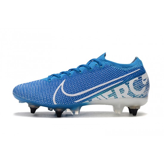 Kopačky Nike Mercurial Vapor 13 Elite SG-PRO AC Modrý Bílý