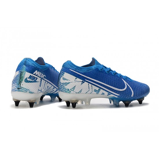 Kopačky Nike Mercurial Vapor 13 Elite SG-PRO AC Modrý Bílý