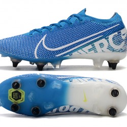 Kopačky Nike Mercurial Vapor 13 Elite SG-PRO AC Modrý Bílý