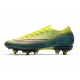 Kopačky Nike Mercurial Vapor 13 Elite SG-PRO AC Neon Zelená Modrý