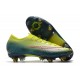 Kopačky Nike Mercurial Vapor 13 Elite SG-PRO AC Neon Zelená Modrý