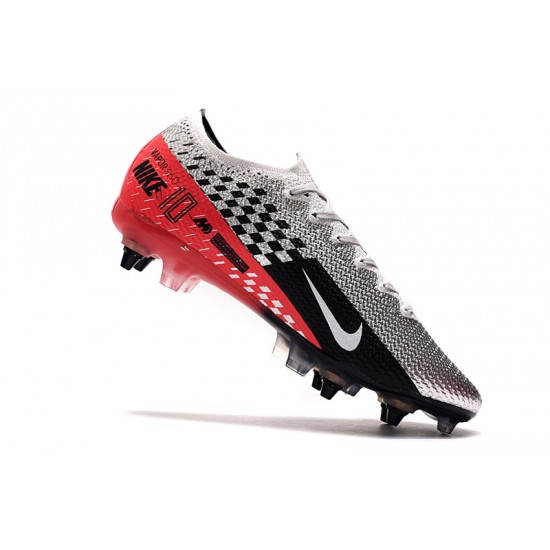 Kopačky Nike Mercurial Vapor 13 Elite SG-PRO AC Stříbrný Červené