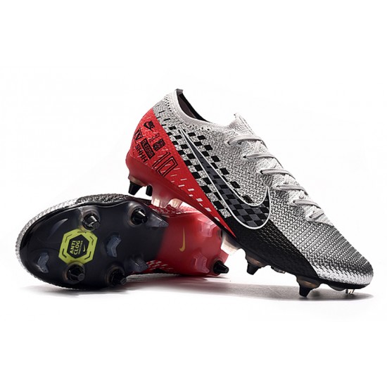 Kopačky Nike Mercurial Vapor 13 Elite SG-PRO AC Stříbrný Červené