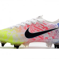 Kopačky Nike Mercurial Vapor 13 Elite SG-PRO AC Bílý Růžový Zelená