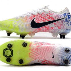 Kopačky Nike Mercurial Vapor 13 Elite SG-PRO AC Bílý Růžový Zelená