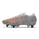 Kopačky Nike Mercurial Vapor 13 Elite SG-PRO AC Safari Bílý Černá oranžový