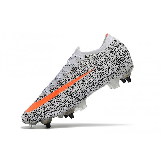 Kopačky Nike Mercurial Vapor 13 Elite SG-PRO AC Safari Bílý Černá oranžový