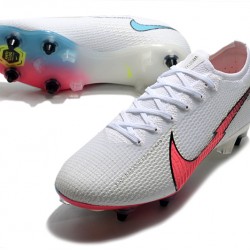 Kopačky Nike Mercurial Vapor 13 Elite SG-PRO AC Bílý Růžový Modrý