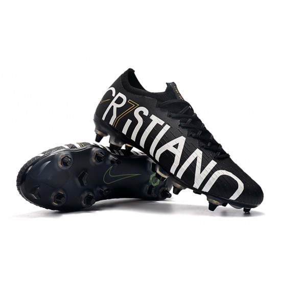 Kopačky Nike Mercurial Vapor Fury VII Elite CR7 SE SG Černá Bílý