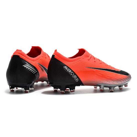 Kopačky Nike Mercurial Vapor VII Elite CR7 AG oranžový Stříbrný