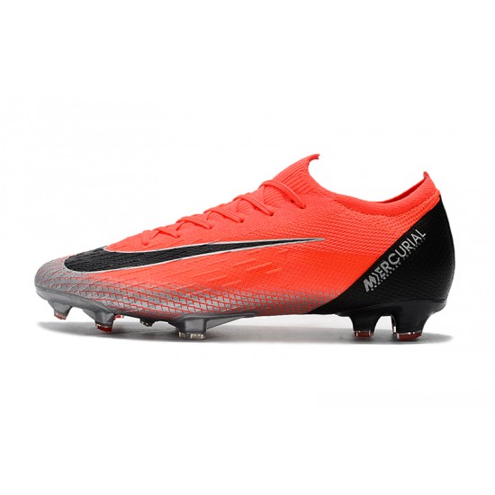 Kopačky Nike Mercurial Vapor VII Elite CR7 FG oranžový Stříbrný