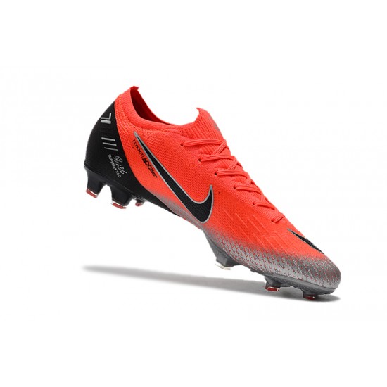 Kopačky Nike Mercurial Vapor VII Elite CR7 FG oranžový Stříbrný