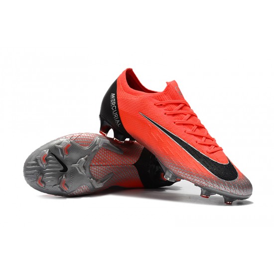 Kopačky Nike Mercurial Vapor VII Elite CR7 FG oranžový Stříbrný