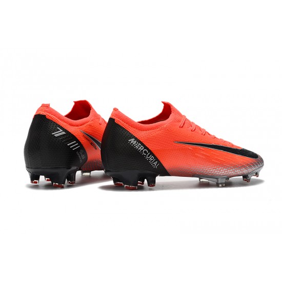 Kopačky Nike Mercurial Vapor VII Elite CR7 FG oranžový Stříbrný