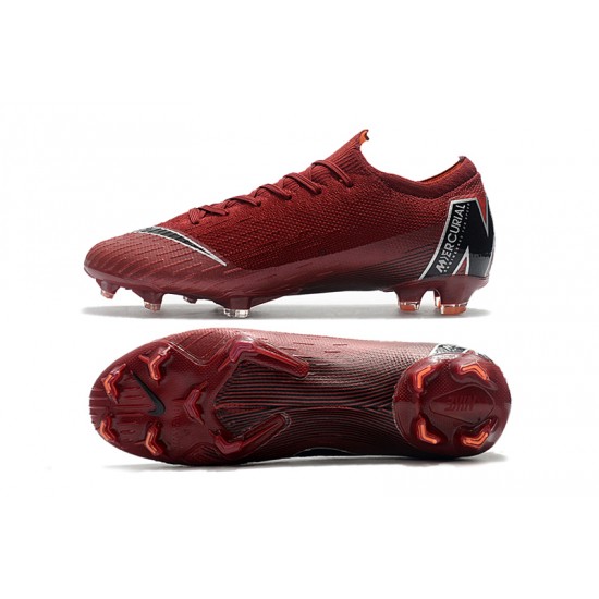 Kopačky Nike Mercurial Vapor VII Elite FG Víno Červené