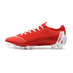 Kopačky Nike Mercurial Vapor XII Elite FG Červené Bílý