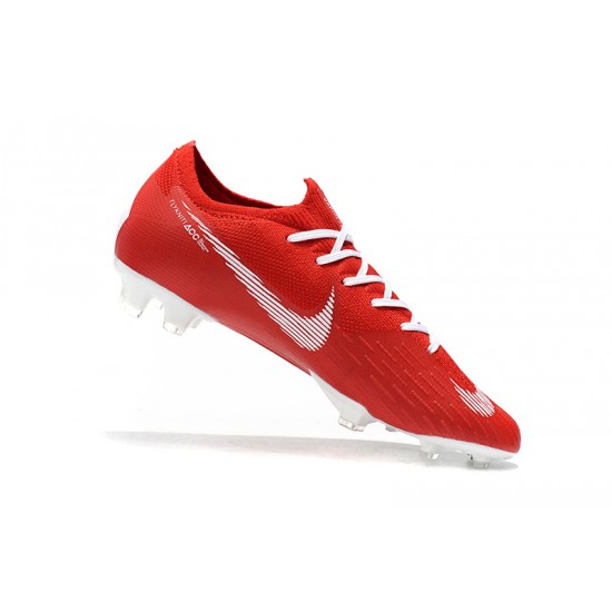 Kopačky Nike Mercurial Vapor XII Elite FG Červené Bílý